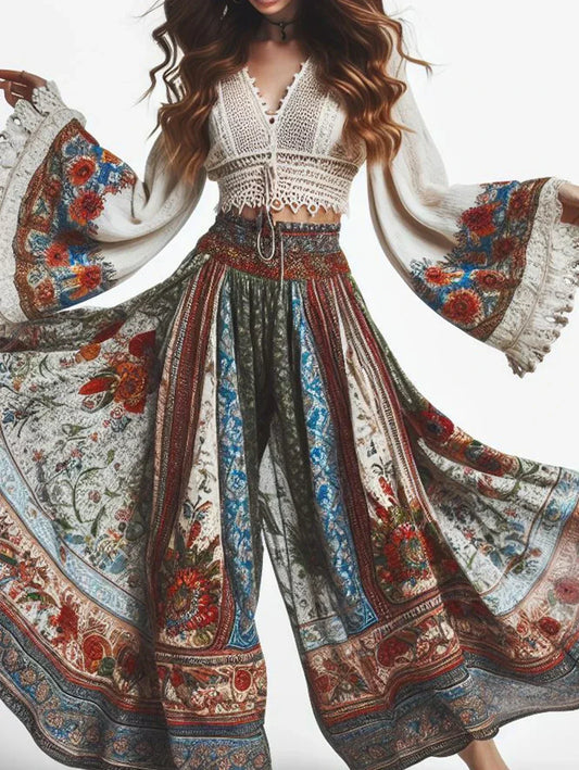 AS | Elegantní dámské boho kalhoty
