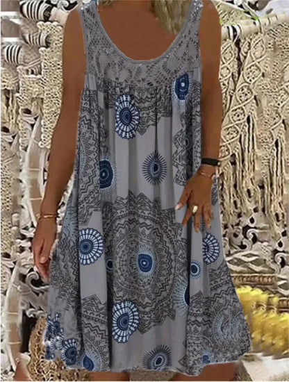 AS | digitální tištěné off shoulder sexy camisole volné přiléhavé šaty krajka neformální šaty letní šaty