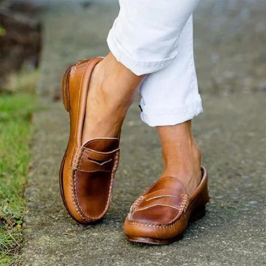 AS | Mokasíny Příležitostné byty Oxfords Slip On Round Toe mokasíny pro ženy