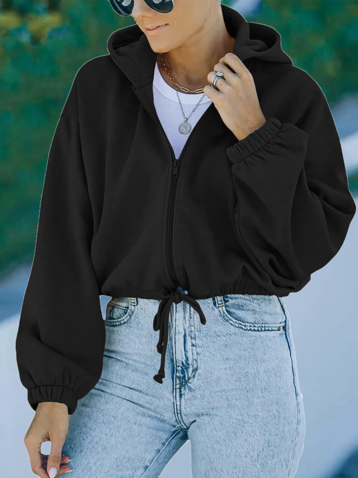 AS | Módní a nenáročná zimní mikina s kapucí