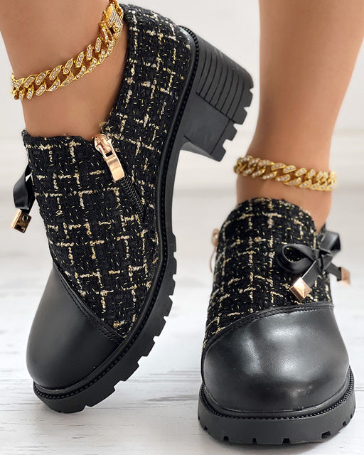 AS | Tweed Blokové podpatky