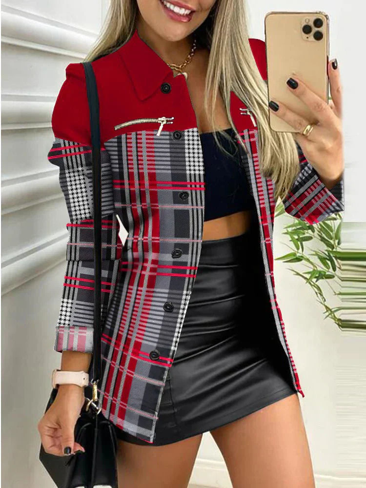 AS | Elegantní geometrická bunda pro ženy