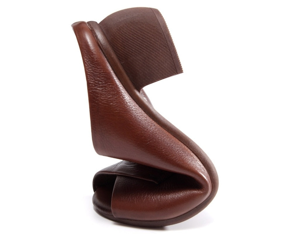 AS | Klasické klínovité podpatky s otevřenou špičkou