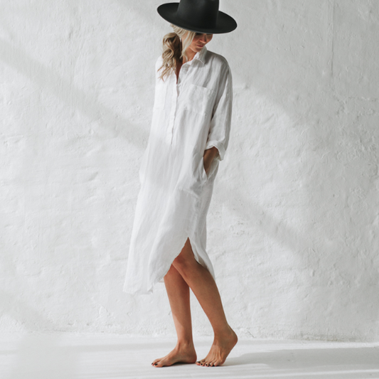 AS | Stylové bílé šaty