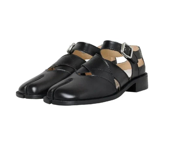 AS | Kožené boty s dělenou špičkou