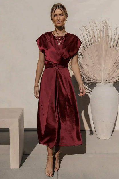 AS | Elegantní společenské šaty z hedvábného saténu