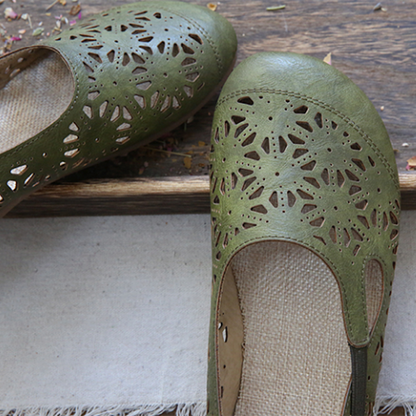 AS | Pohodlné retro duté letní byty s kulatou špičkou