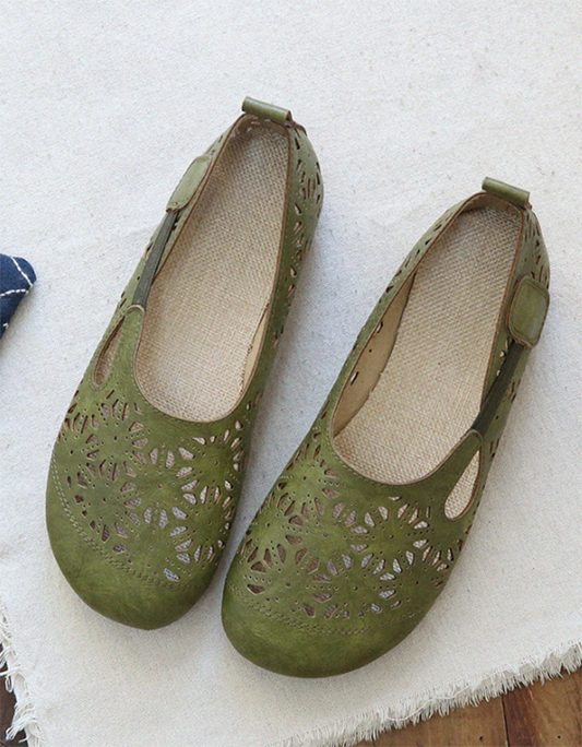 AS | Pohodlné retro duté letní byty s kulatou špičkou