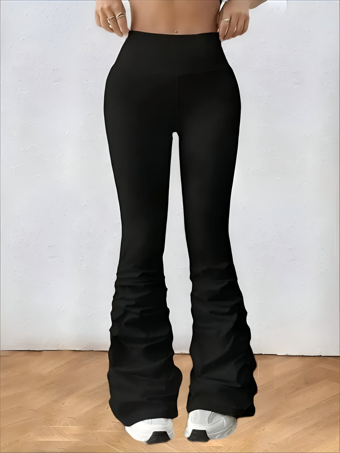 AS | Módní rozšířené kalhoty s vysokým pasem pro snadný styling