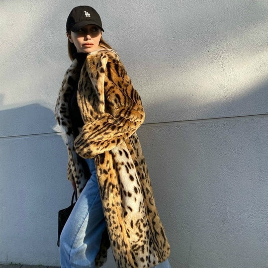 AS | Elegantní leopardí kabát pro ženy