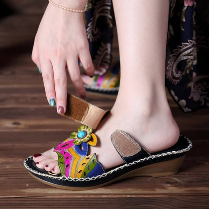 AS | Letní retro barevná obuv