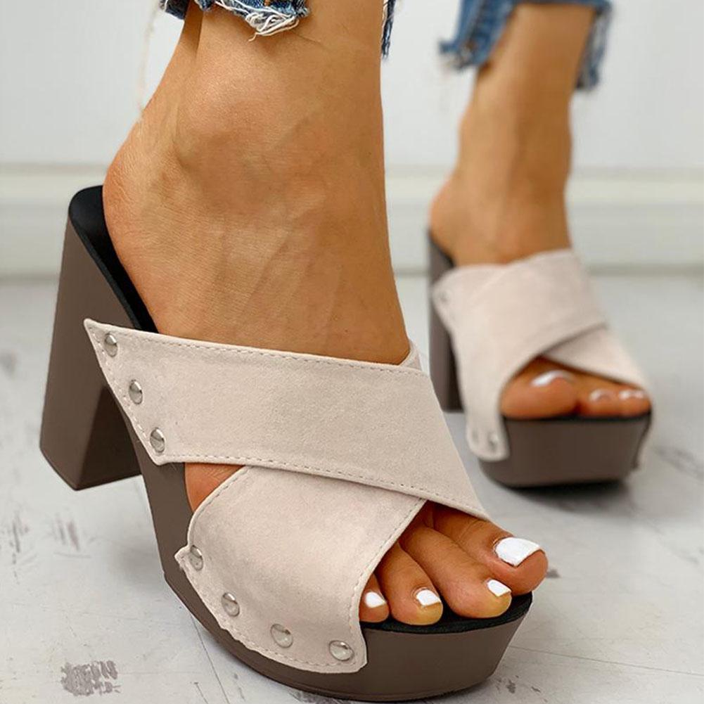 AS | sandály s blokovým podpatkem Peep Toe