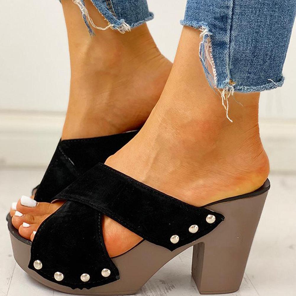 AS | sandály s blokovým podpatkem Peep Toe