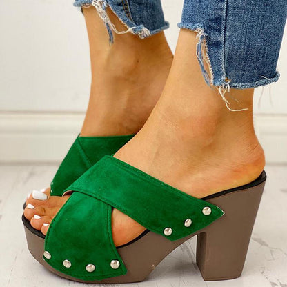 AS | sandály s blokovým podpatkem Peep Toe