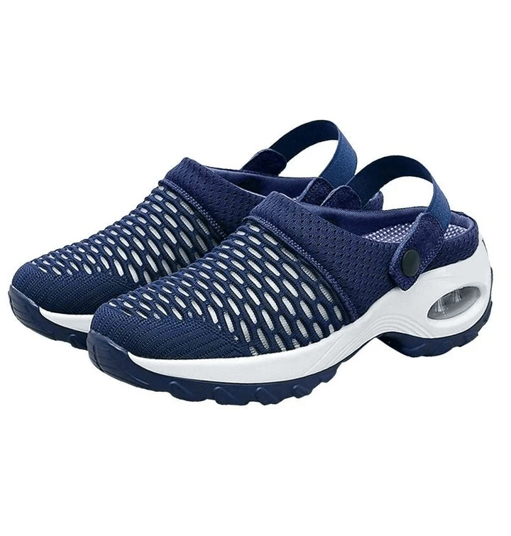 AS Dámské Air Cushion Platform Mesh Mules Sneaker Sandály