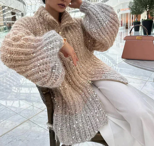 AS | Elegantní a lesklý svetr z hedvábí