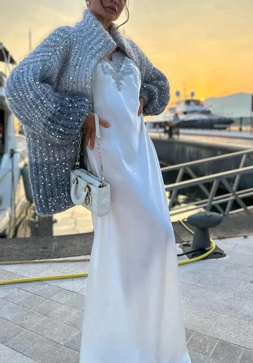 AS | Elegantní a lesklý svetr z hedvábí