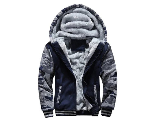 AS | Pánská zimní mikina s kapucí nadměrné velikosti