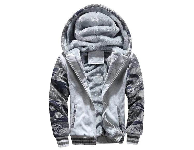 AS | Pánská zimní mikina s kapucí nadměrné velikosti