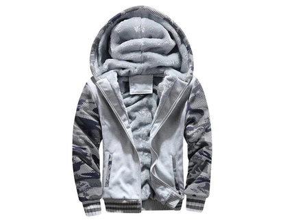 AS | Pánská zimní mikina s kapucí nadměrné velikosti