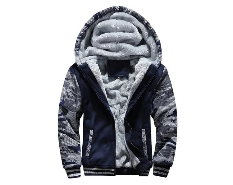 AS | Pánská zimní mikina s kapucí nadměrné velikosti