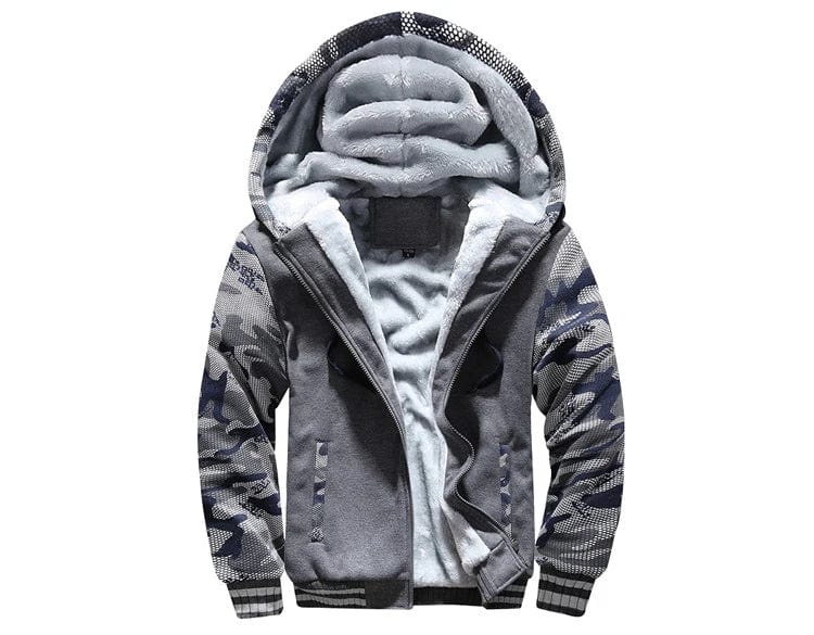 AS | Pánská zimní mikina s kapucí nadměrné velikosti