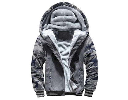 AS | Pánská zimní mikina s kapucí nadměrné velikosti