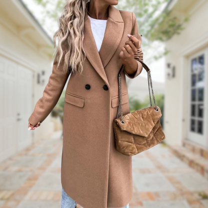 AS | Elegantní a stylový dlouhý kabát