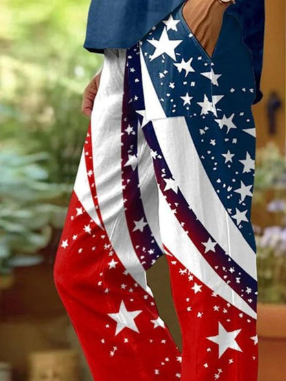 AS | Trendy modré kalhoty s bočními kapsami