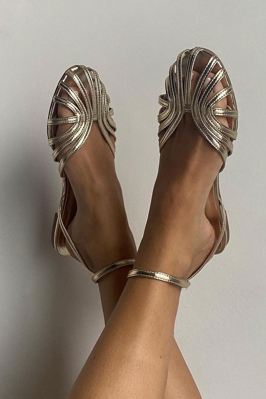 AS | Hollow Out Round Toe kotníčkové boty