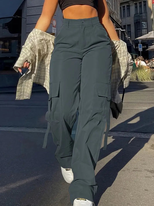 AS | Jednobarevné dámské kalhoty cargo