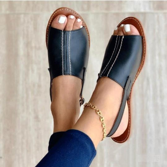 AS | Dámské ploché sandály Peep Toe