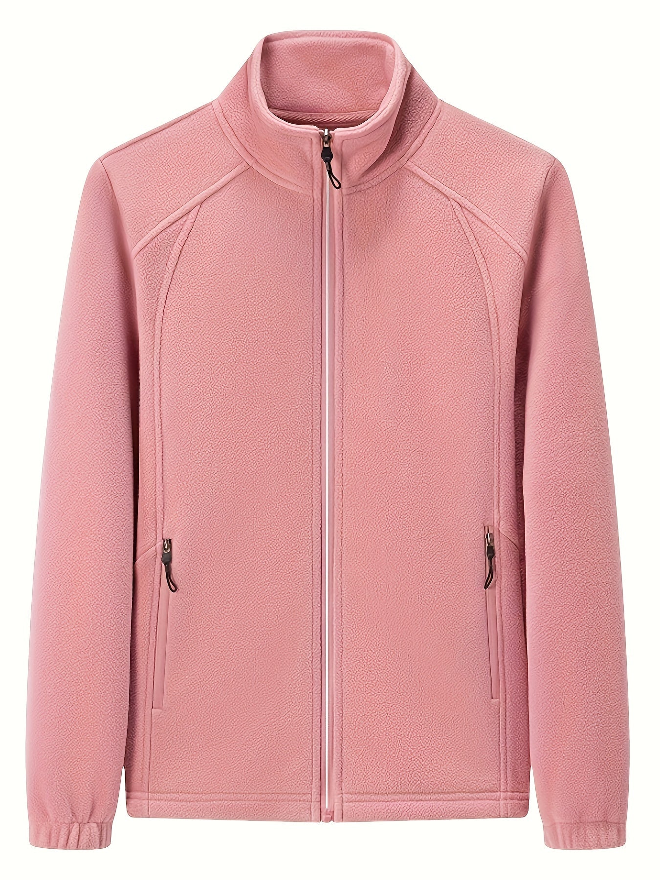 AS | Plyšová dámská outdoorová bunda se stojáčkem a dlouhými rukávy