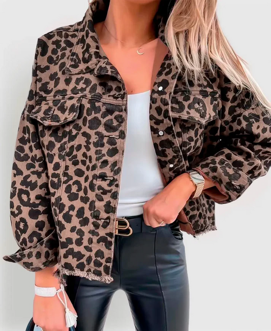 AS | Vynikající bunda s leopardím vzorem