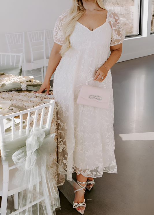 AS | Éterická melodie Vyšívané midi kalhoty