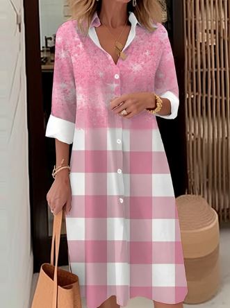 AS | Elegantní košilové šaty