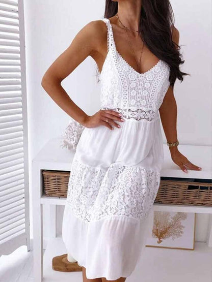 AS | Elegantní krajkové boho šaty