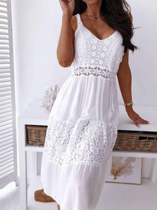 AS | Elegantní krajkové boho šaty