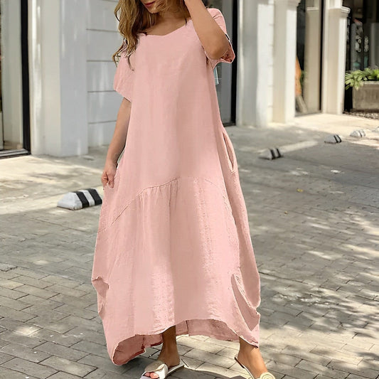 AS | Elegantní široké letní šaty