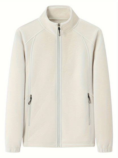 AS | Plyšová dámská outdoorová bunda se stojáčkem a dlouhými rukávy