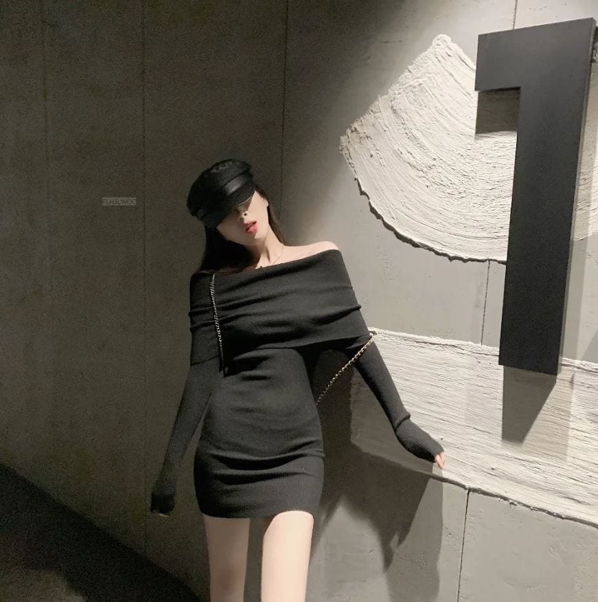 AS | Sexy párty klubové šaty bez ramen