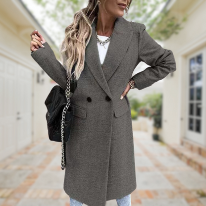 AS | Elegantní a stylový dlouhý kabát