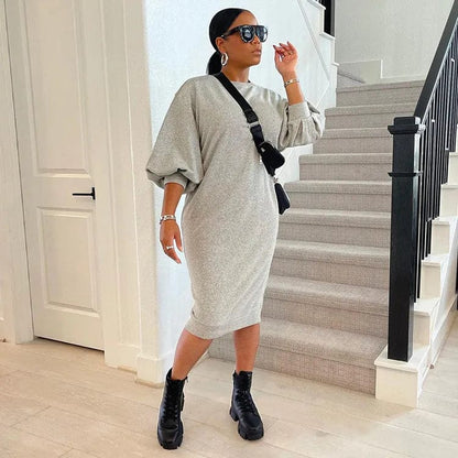 AS | oversized midi šaty