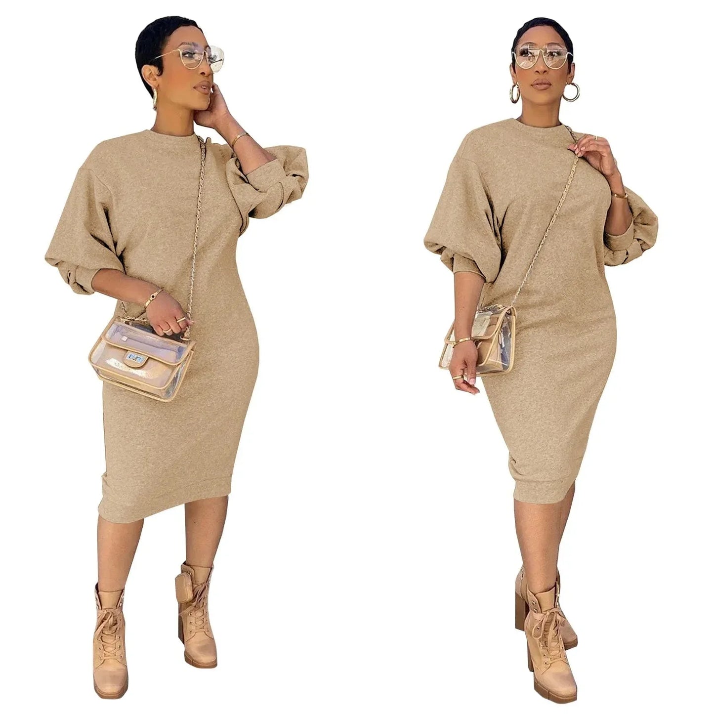 AS | oversized midi šaty
