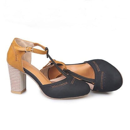AS | T-strap Round Toe Chunk boty Sandály