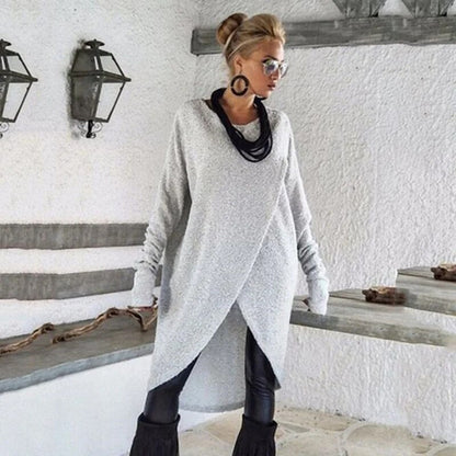 AS | Elegantní dlouhý volný svetr