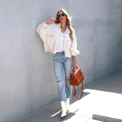 AS | Ležérní dámská bunda s pouzdrovými rukávy