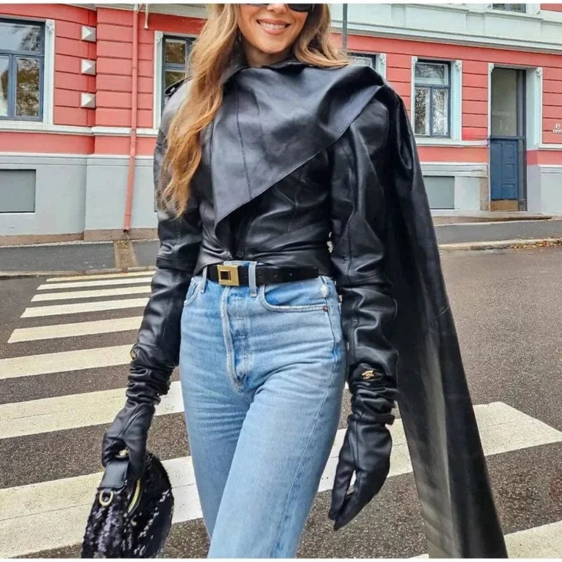 AS | Volný kabátek bez rukávů s elegantním kulatým výstřihem v jednobarevném pleteném svetru