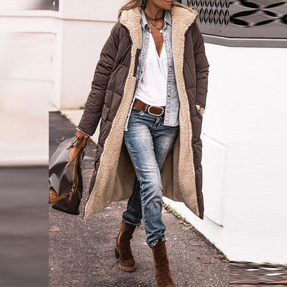 AS | Oboustranná dlouhá šerpa bunda