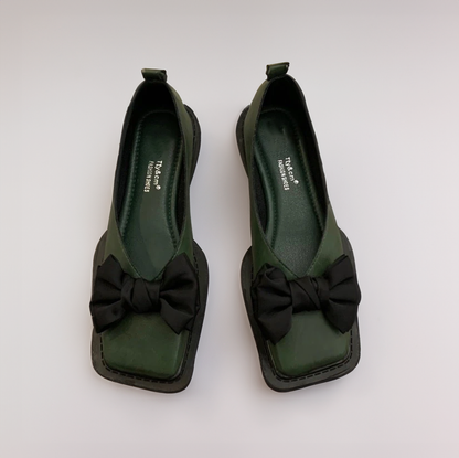 AS | Square Toe Shallow Mouth Slip-on dámské mokasíny